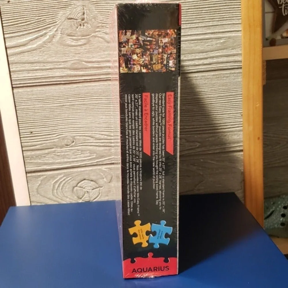Friends TV Series 1000 Piece Jigsaw Puzzle Aquarius Photo Collage New Sealed